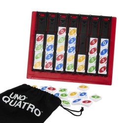 Mattel Games - UNO-Quatro-Jeu pour adulte, soirée en famille et