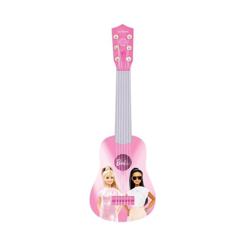 Lexibook, Barbie, Ma premiere Guitare pour Enfant, 6 Cordes en Nylon, 53 cm, ...