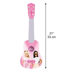 Lexibook, Barbie, Ma premiere Guitare pour Enfant, 6 Cordes en Nylon, 53 cm, ...