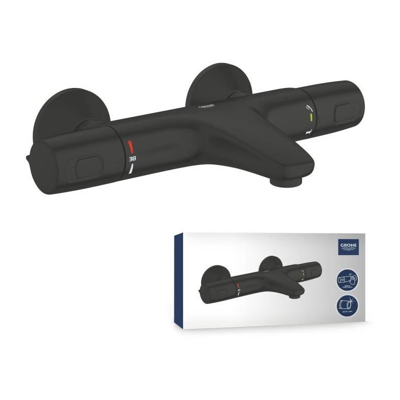 Mitigeur thermostatique bain/douche - GROHE Precision Trend - 1022162432 - No...