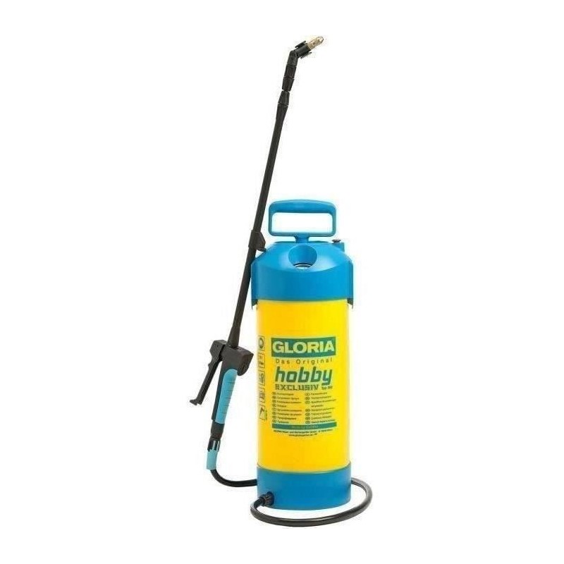 Pulvérisateur a pression 5L GLORIA Hobby Exclusiv - Lance télescopique 1M