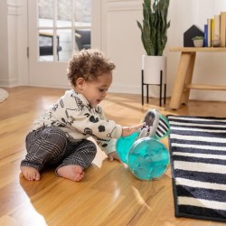 BABY EINSTEIN EARL l'éléphant Jouet d'éveil a roulettes interactif multilingu...