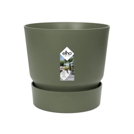 ELHO Pot de fleurs rond Greenville - Ø 55 x H 50 cm - Extérieur - 100% recycl...