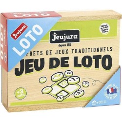 JEUJURA - Jeu De Loto - Coffret En Bois - Mixte - A partir de 3 ans - 48 cart...