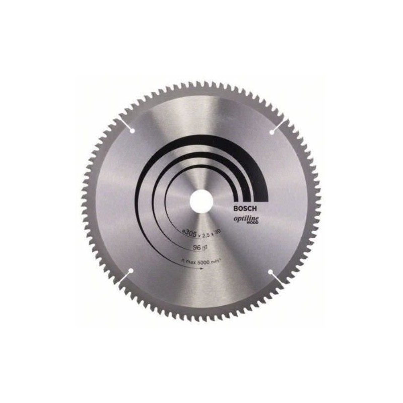 Lame de scie circulaire au carbure BOSCH 305 x 30 x 2,5 mm (96 dents) - Bois