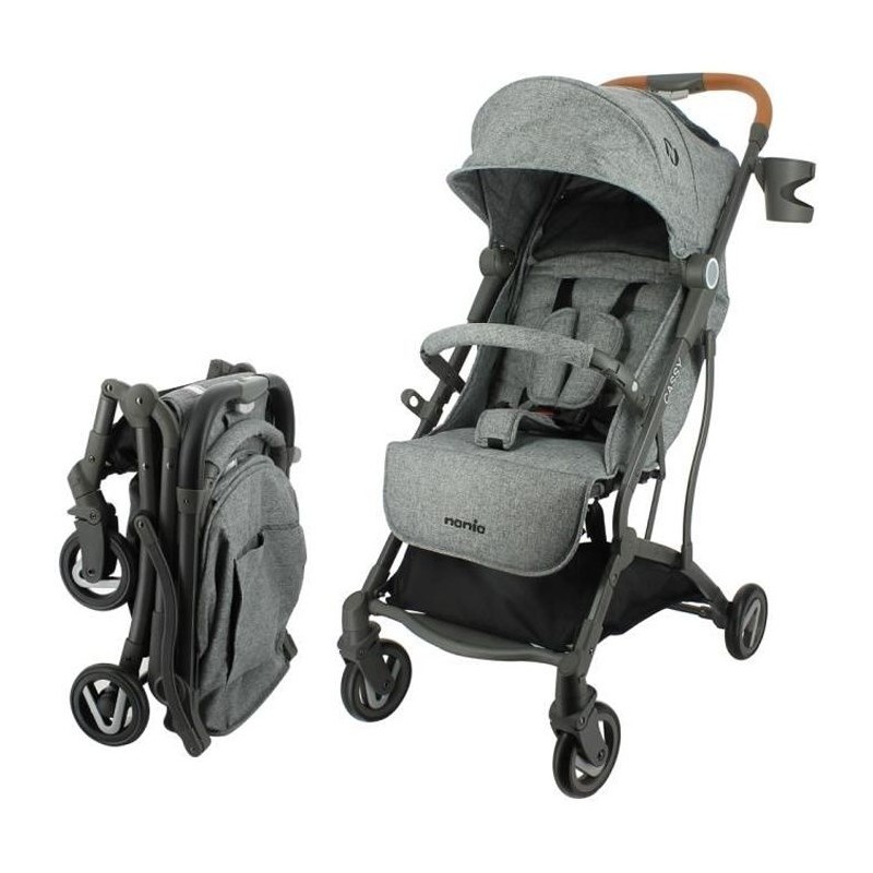 NANIA Poussette citadine Cassy - 6-48 mois - Jusqu'a 22kg - Dossier réglable ...