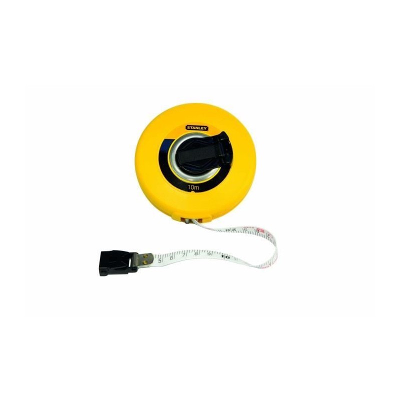 Mesure longue avec ruban fibre de verre STANLEY - 0-34-297 - 30m x 12,7mm