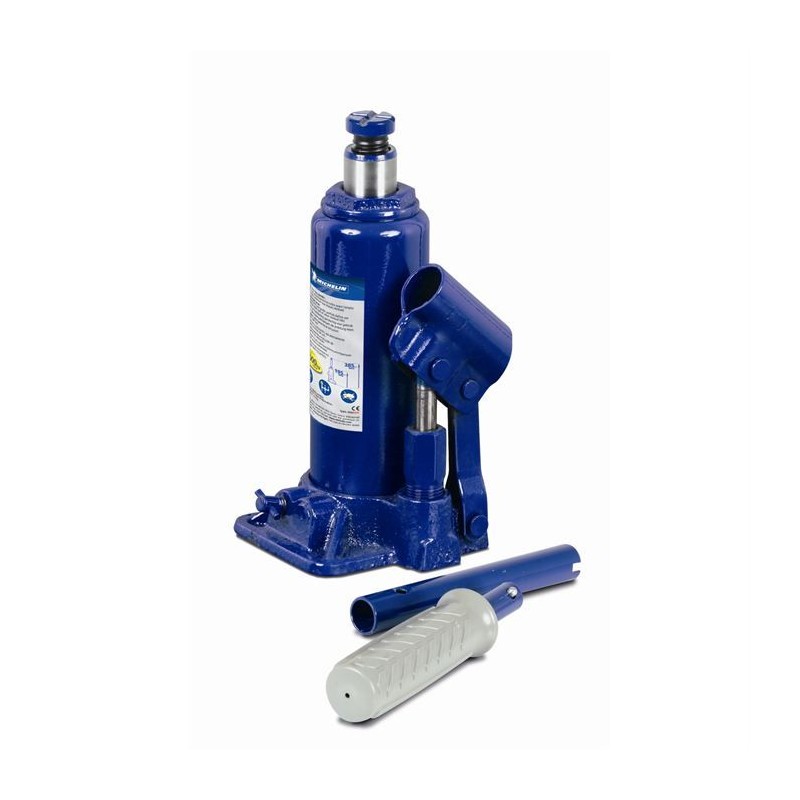 Cric hydraulique bouteille 3 tonnes hauteur levage 195mm a 385mm - MICHELIN -...