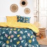 Parure de lit - TODAY - Sunshine - Jaune - 100% Coton - 57 fils - 2 personnes...