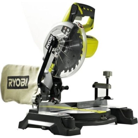 RYOBI - Scie a onglets 18V ONE+ - diam. 190 mm x 16 mm - capacité 45 x 108 mm...