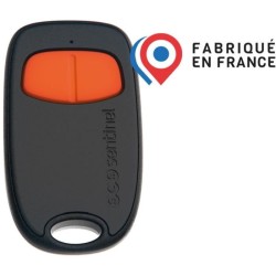 Télécommande 2 canaux - SCS SENTINEL - SimplyControl - Orange, portée 40m, fr...