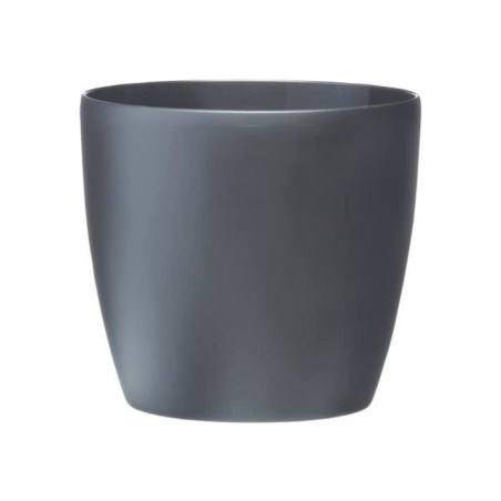ELHO Pot de fleurs rond Brussels avec roues - Ø 39 x H 37 cm - Intérieur - 10...