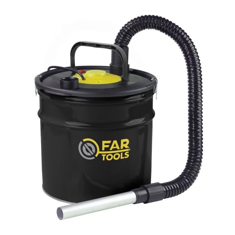 Aspirateur cendres FARTOOLS PRO - AMF 18B - Cuve métal - 18L (livré avec filtre)