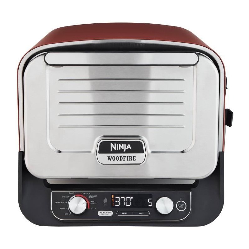 Four a pizza NINJA - Woodfire OO101EU - 8 programmes de cuisson - Jusqu'a 370...
