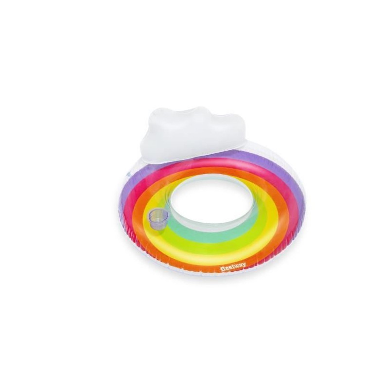 Bouée de natation - Bestway - Arc en ciel - Confortable - Colorée - Résistante