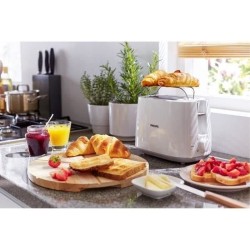 Grille-pain - PHILIPS - HD2581/00 - Toaster collection Daily - 2