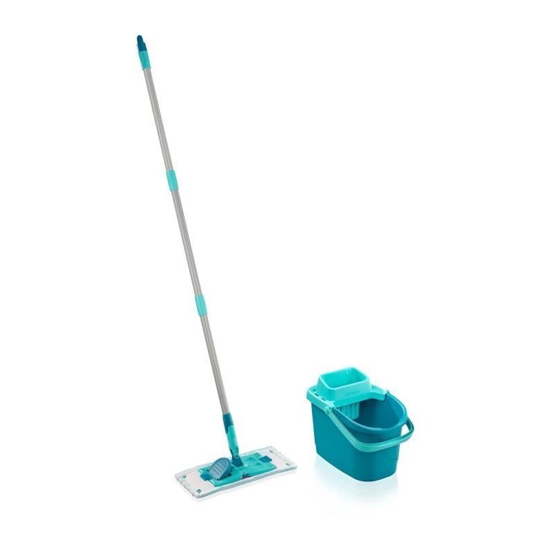 Set de nettoyage sol Leifheit PowerClean 55510, balai serpillere avec seau es...