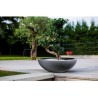 Pot vasque Ø 59 cm - EDA - Graphit UP - 39 L - Intérieur/ Extérieur - Décor G...