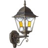 Applique extérieure montante - BRILLIANT - JANEL - métal/verre - noir dore - ...