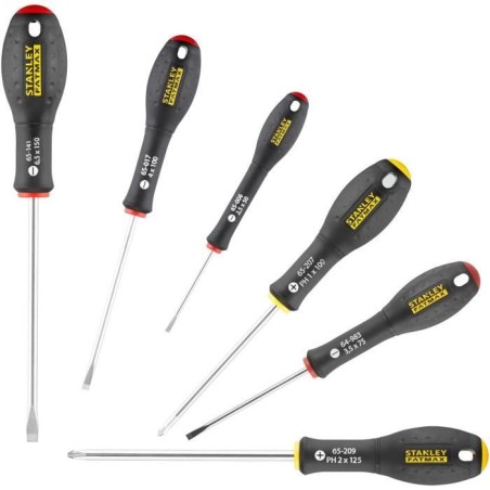 Jeu de 7 Tournevis - STANLEY FATMAX - FMHT0-62627 - Electricien + Mecanicien ...