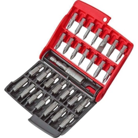 Boîte de 28 embouts série 1 High Perf' (Fente / PH / PZ / 6 pans / Torx) - FA...