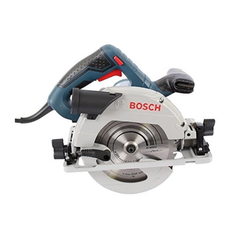 Scie circulaire Bosch Professional GKS 55+ GCE - 1350 W - Capacité de coupe d...