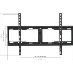 ONE FOR ALL WM4611 Support mural pour écran de 81 a 229 cm (32 a 90) - Poids ...