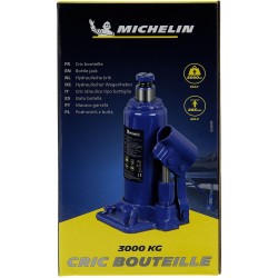 Cric hydraulique bouteille 3 tonnes hauteur levage 195mm a 385mm - MICHELIN -...