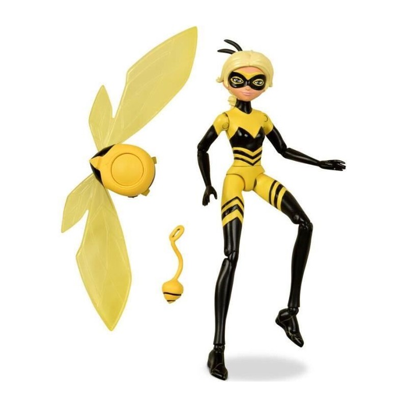 Mini-poupée Queen Bee - MIRACULOUS - 12 cm - Jaune et noir - 4 ans et plus