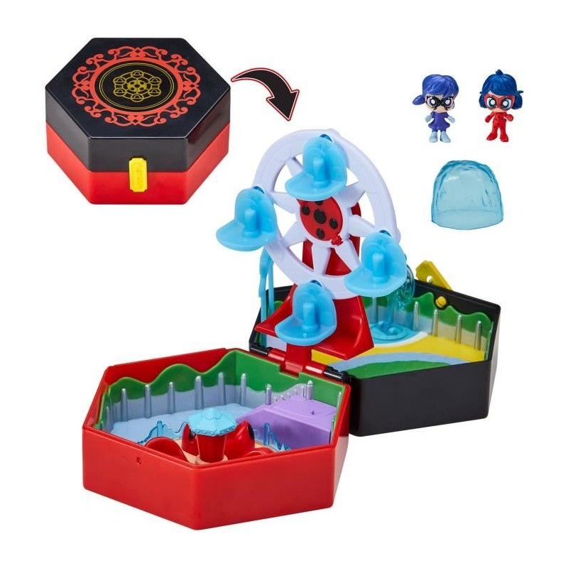 BANDAI - Miraculous Ladybug - Mini univers Chibi Parc d'attractions - Mini fi...