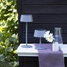 Lampe de table d'extérieur - BRILLIANT - PICCO - LED et solaire - Métal et pl...
