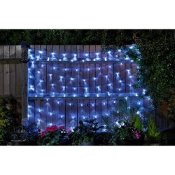 Guirlande d'extérieur solaire SMARDTV - Ultra 100 boules 15L - Blanc froid - ...
