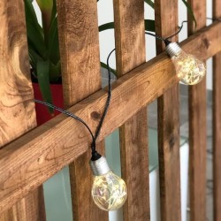 Guirlande lumineuse solaire - LUMISKY - FANTASY STAR SOLAR - 3.75 m - 10 ampo...