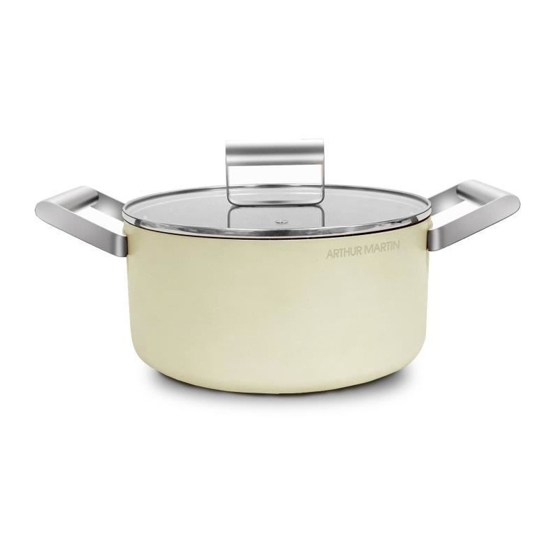 Marmite - ARTHUR MARTIN - AM0063 - 20 cm avec couvercle - Aluminium Forgé - T...