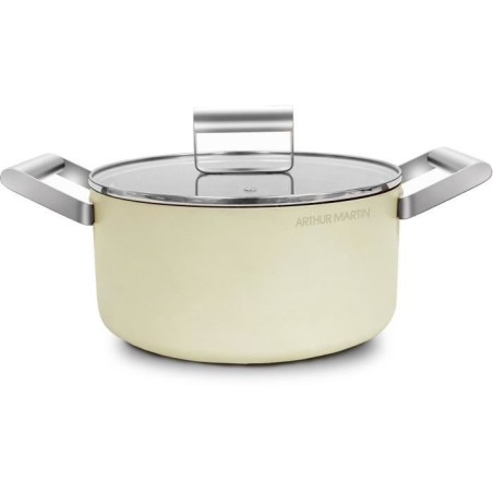 Marmite - ARTHUR MARTIN - AM0063 - 20 cm avec couvercle - Aluminium Forgé - T...
