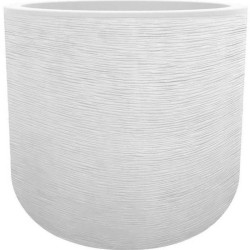 Pot de fleurs Rond 40 cm - EDA - Graphit Up - 32,5 L - Intérieur/ Extérieur -...