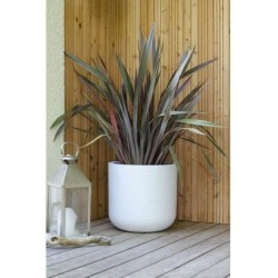 Pot de fleurs Rond 40 cm - EDA - Graphit Up - 32,5 L - Intérieur/ Extérieur -...