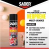 Colle aérosol néoprene multi-usages - SADER - Extra forte - Tous matériaux - ...