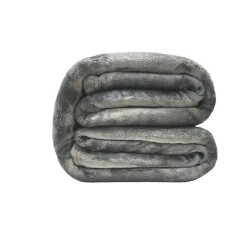 Couverture Microflanelle Toison d'Or -  220 x 240 cm - Coloris Gris