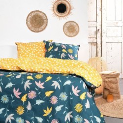 Parure de lit - TODAY - Sunshine - 119461 - 2 personnes - 240x220cm - Coton -...