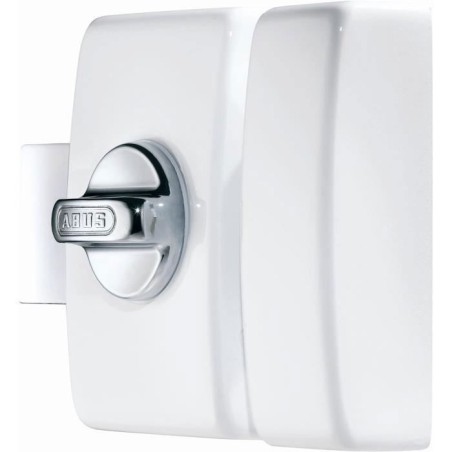 Verrou - ABUS - V83 CB 45 W EK - Coffre blanc, gâche en acier, pene en acier ...