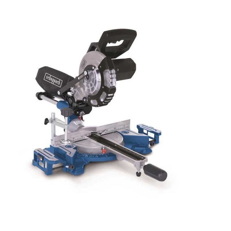 Scie a onglet radiale - SCHEPPACH - HM 185 - 1400 W - Lame Ø 185 mm - Bois