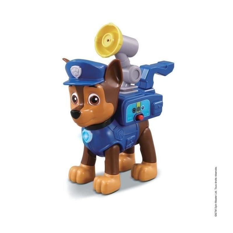 Figurine interactive VTECH Pat Patrouille - Chase avec accessoires de