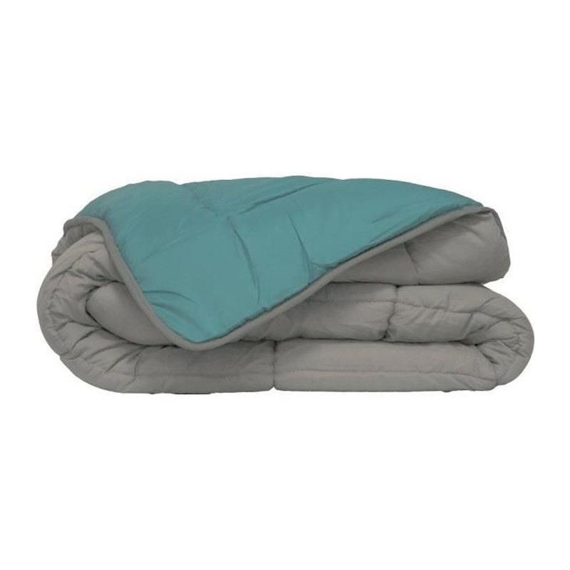 HUDSON - Couette Légere Microfibre - 200gr/m2 - Galet & Lac- 220 x 240 cm