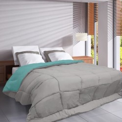 HUDSON - Couette Légere Microfibre - 200gr/m2 - Galet & Lac- 220 x 240 cm