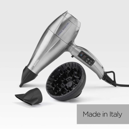 Seche-cheveux - BaByliss - 6000E Pro Digital 2200 - Technologie Ionique et C...