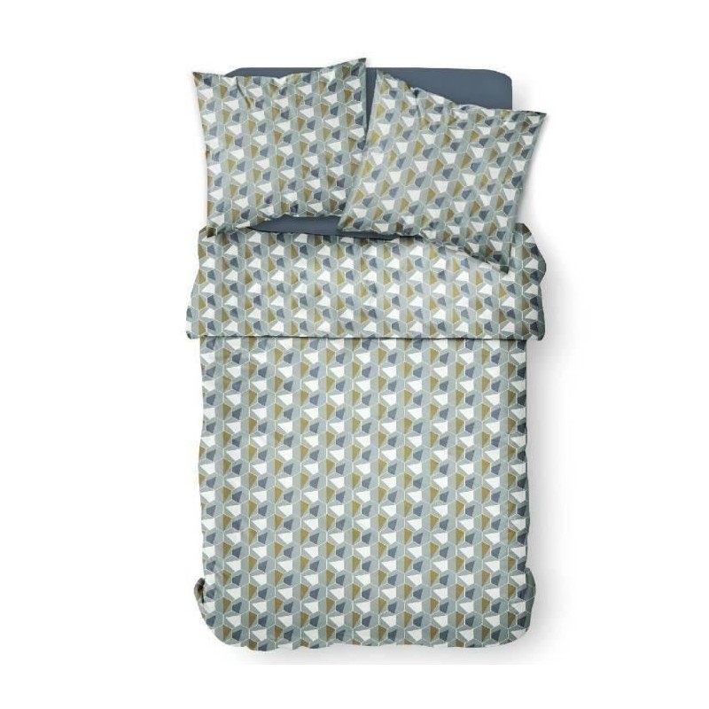 PARURE DE LIT TODAY - HOUSSE DE COUETTE 220X240 + 2 TAIES D OREILLER 63X63 - ...
