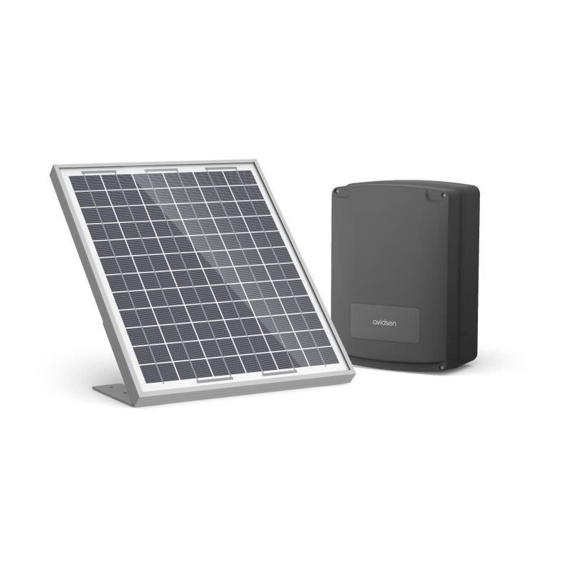 Kit solaire universel pour motorisation de portail - AVIDSEN - 12 V et 24 V
