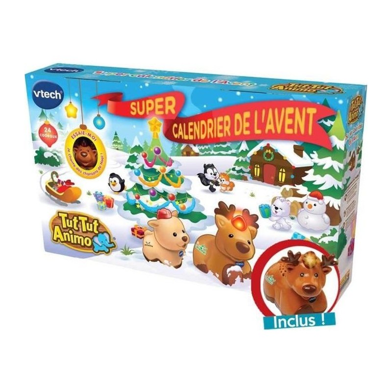 Calendrier de l'avent Tut Tut Animo - VTECH - 24 pieces et un animal électron...