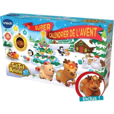 Calendrier de l'avent Tut Tut Animo - VTECH - 24 pieces et un animal électron...